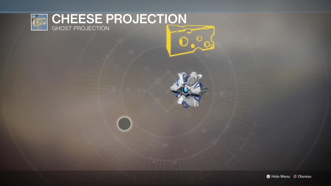 Cheese Ghost Projection